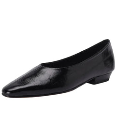 Genuine Leather Comfy Slip On Flats