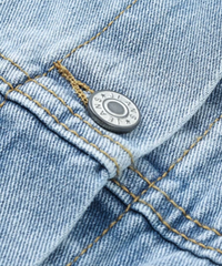 Half Sleeves Loose Denim Jacket