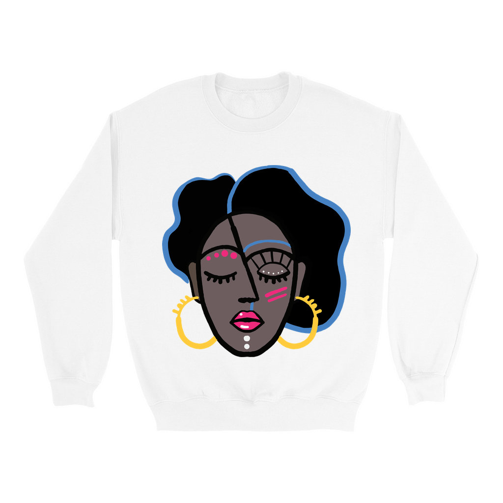 Mocha Afro Pink Sweatshirt