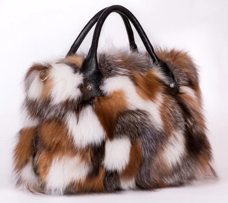 Genuine Fur Leather Bag