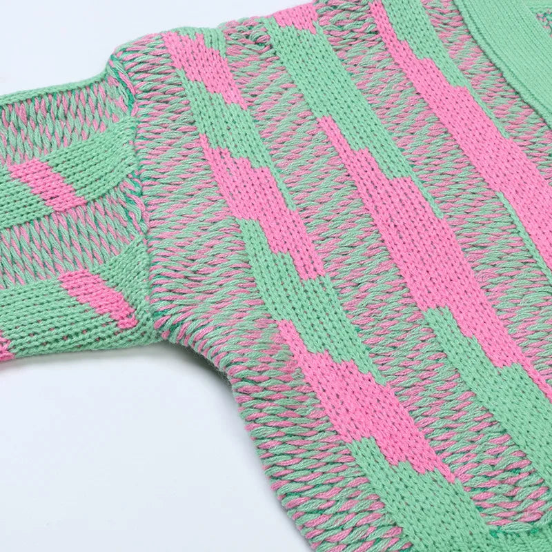 Candy Stripes Knitted Cardigan