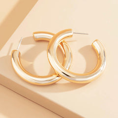 Elegant Hoop Statement Earrings