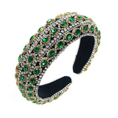 Rhinestones Embellished Wide Headband