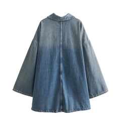 Oversize Loose Denim Short Dress