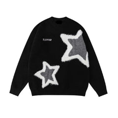 Stars Fluff Loose Sweater