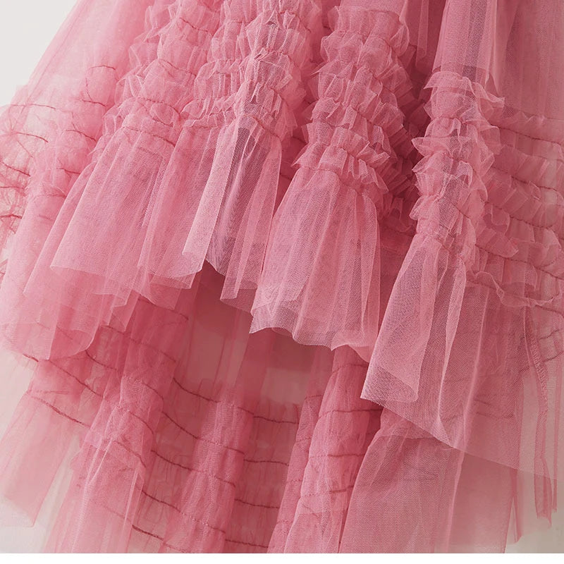 3 Layers Tiered Tulle Skirt