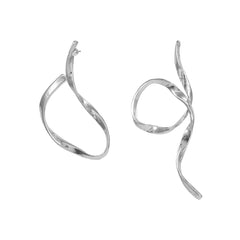 Asymmetric Minimalist Alloy Earrings