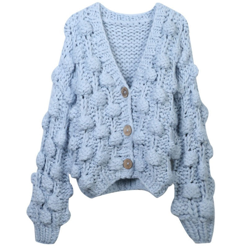 Hand Knitted Loose Cardigan