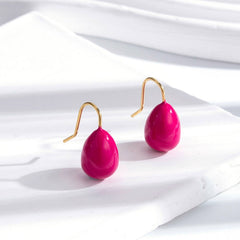 Water Drop Candy Hook Earrings