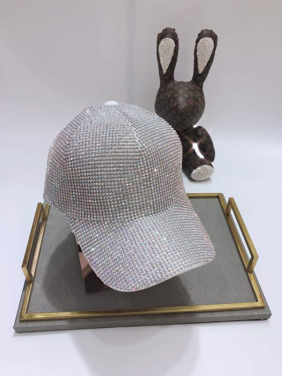 Rhinestones Encrusted Baseball Cap