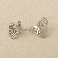 Butterfly Wing Back Hanging Earrings