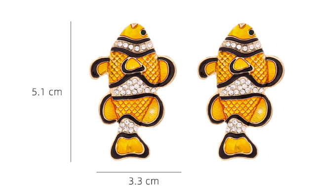 Clown Fish Earrings