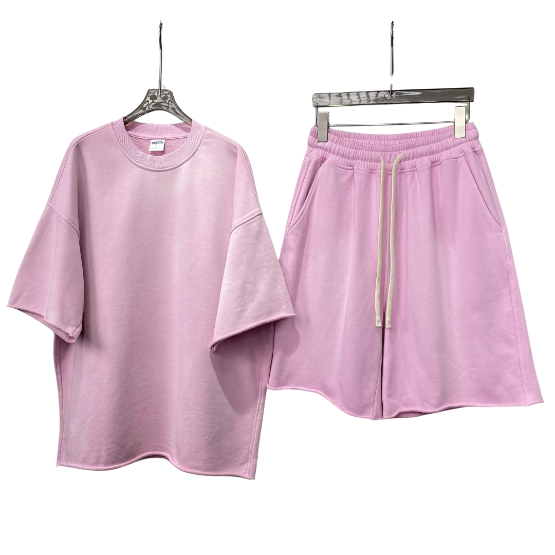 Spray Dyed T-Shirt and Shorts Set