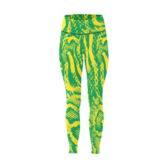 Dembe Lime High-Waisted Leggings