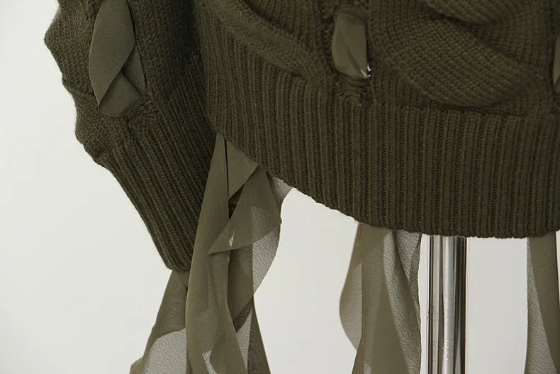 Solid Knit Off Shoulder Sweater