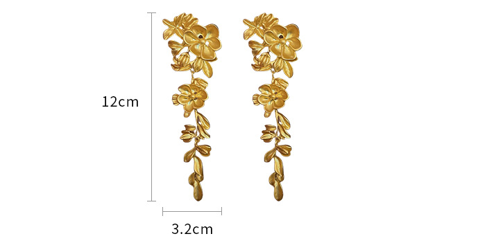 Heavy Metal Exaggerated Tassel Earrings