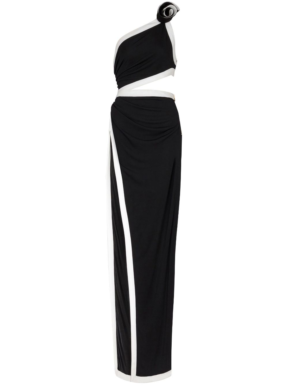 One Shoulder High Slit Maxi Dress