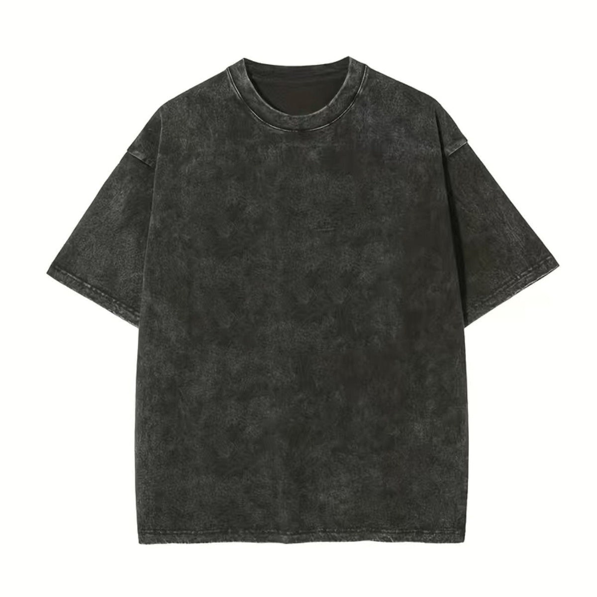 Washed Distressed Cotton T-Shirt