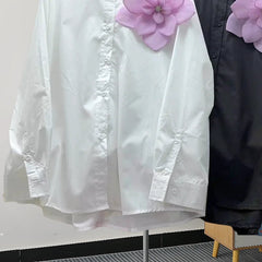 3D Large Flower Long Sleeved Loose Shirt