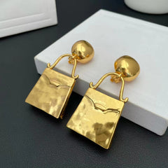 Vintage Handbag Earrings