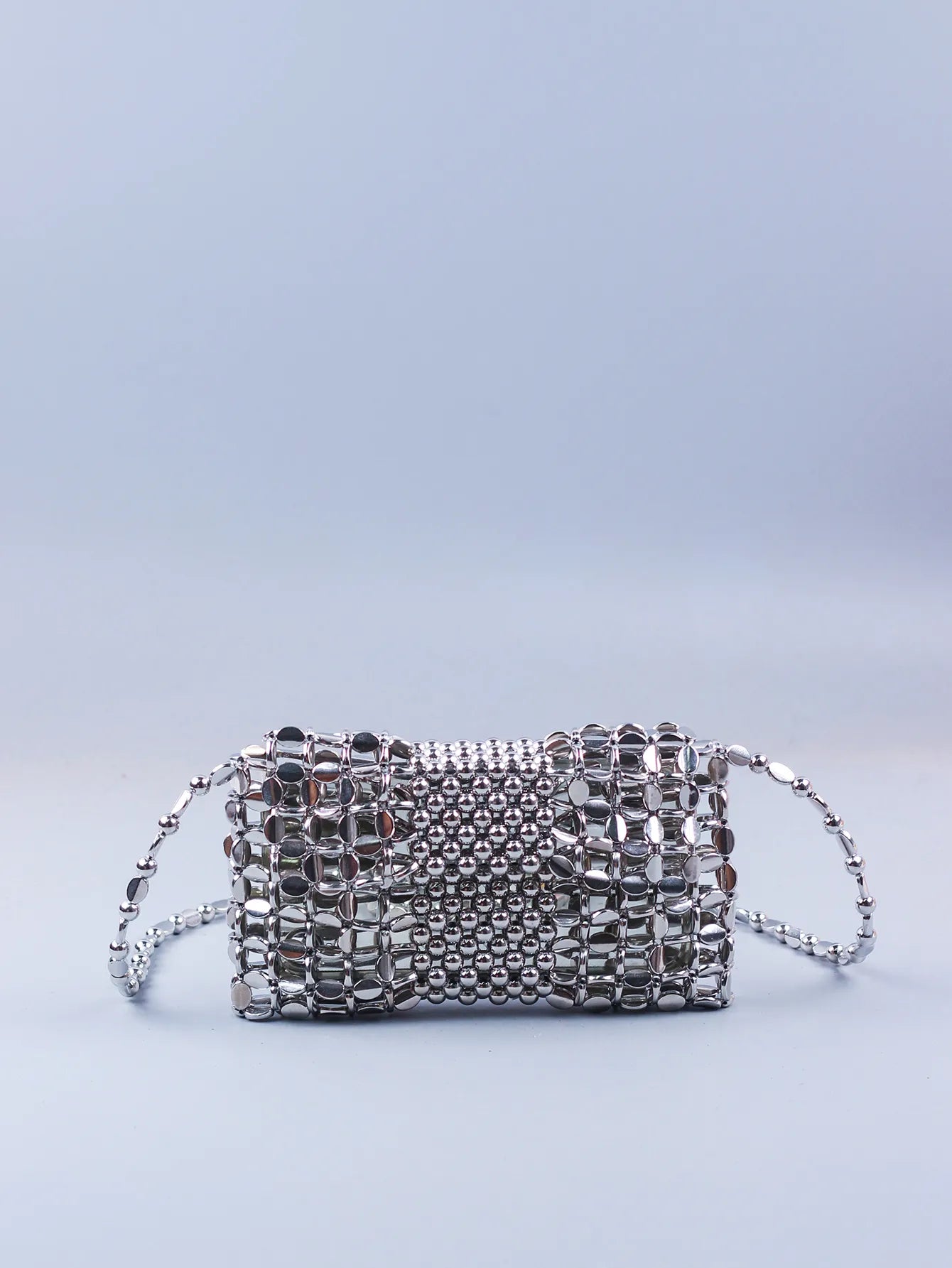 Handmade Beaded Long Chain Handbag