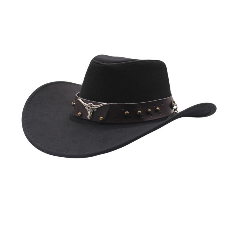 Raised Brim Ethnic Style Hat