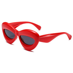 Thick Frame Cat-Eye Sunglasses