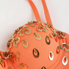 Solid Beaded Corset
