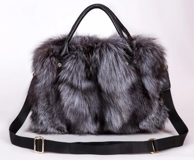 Genuine Fur Leather Bag