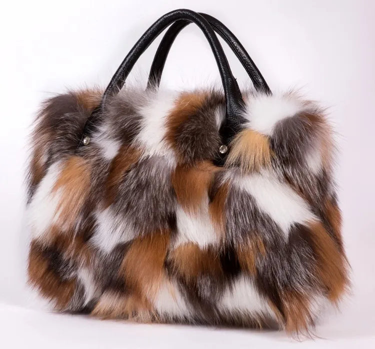 Genuine Fur Leather Bag