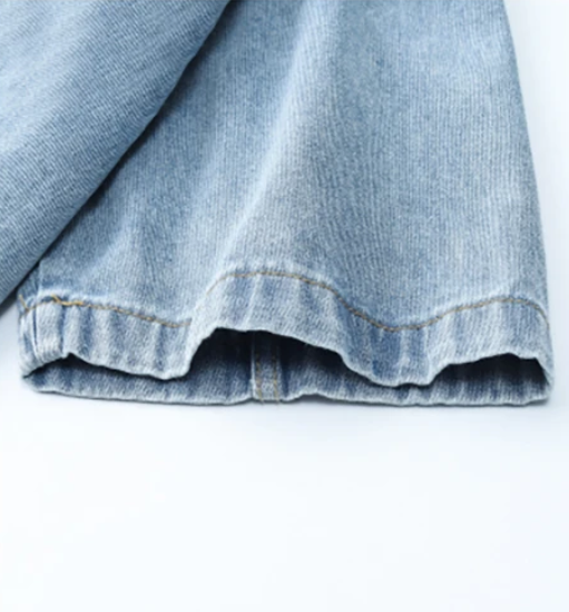 Half Sleeves Loose Denim Jacket