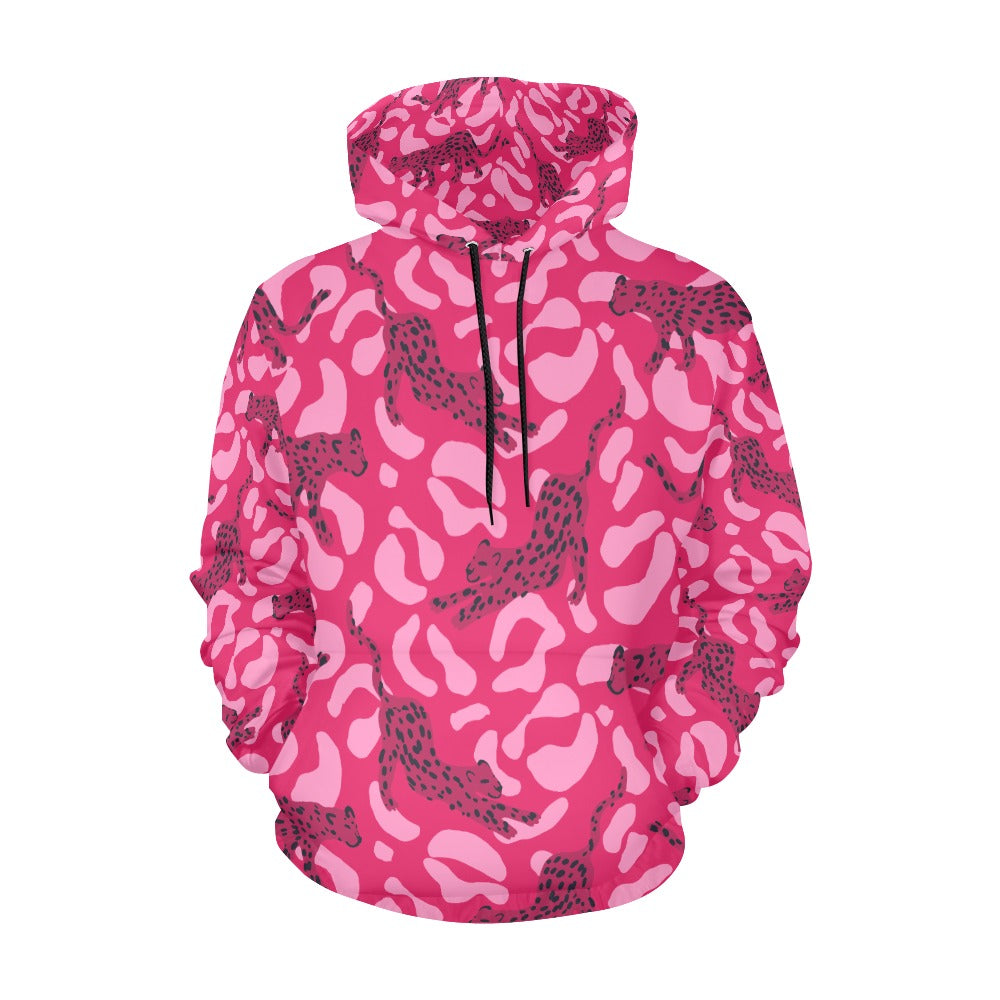 Pink Leopard Hoodie