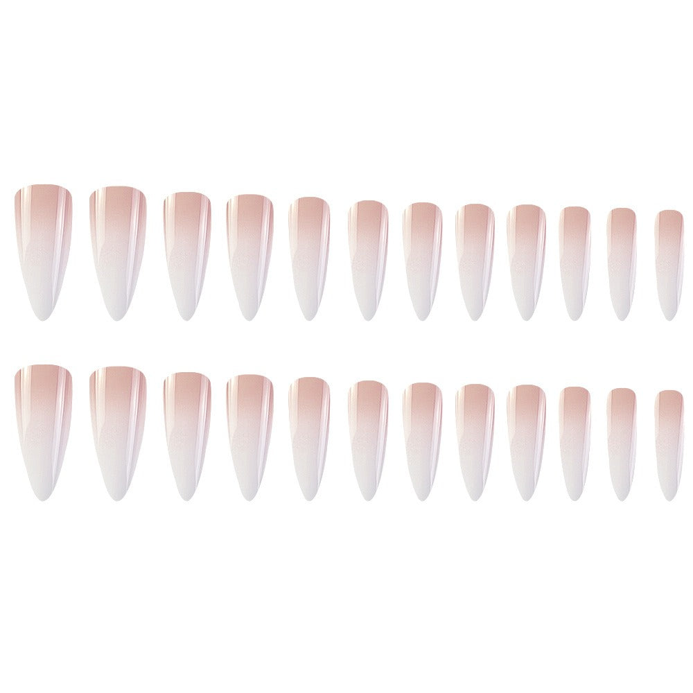 Gradient Long Drop-Shaped Nail Patch