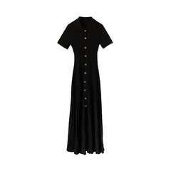 Solid Mambo Long Knitted Dress