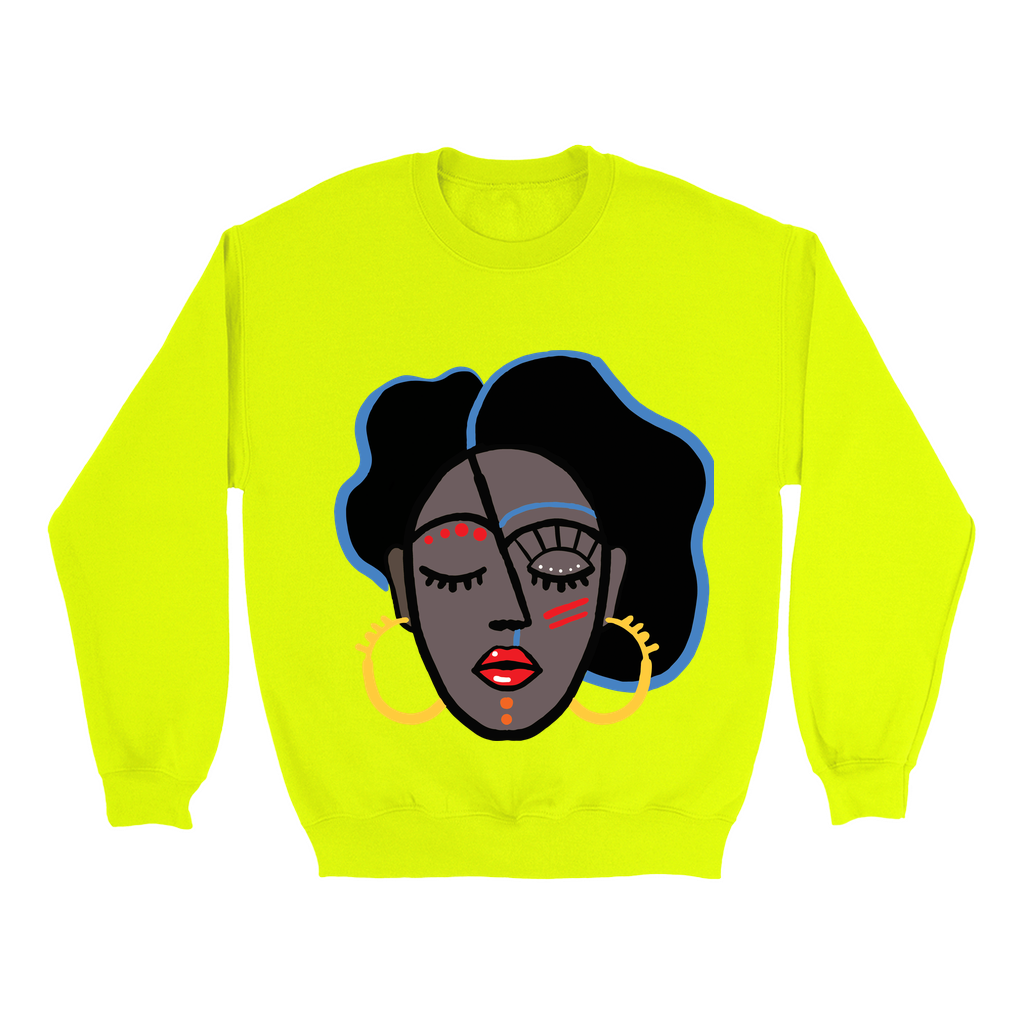 Mocha Afro Red Sweatshirt