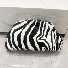 Zebra Pattern Single Shoulder Crossbody Cloud Bag