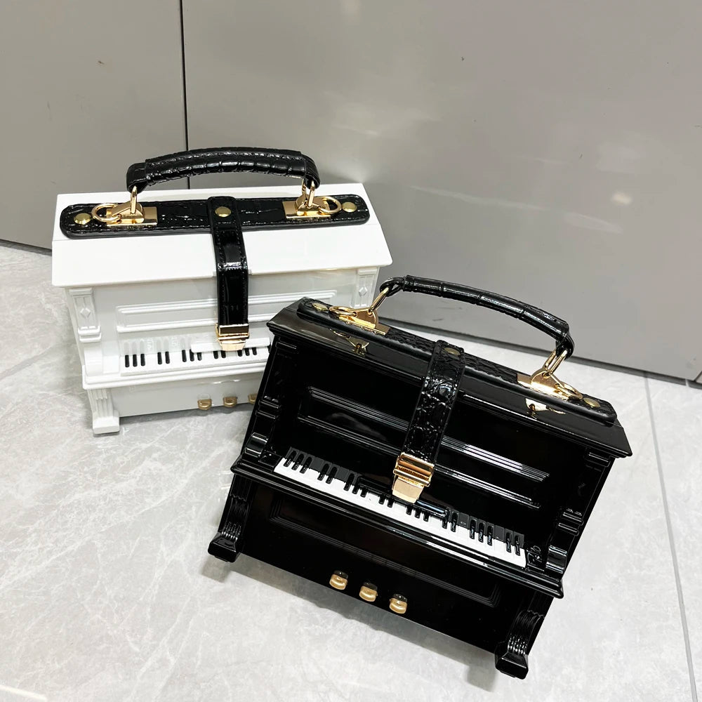 Piano Top Handle Handbag