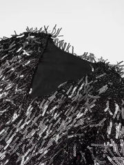 Sequin Tassels Loose Party Dress
