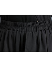 Patchwork Panel Wide Leg Pants