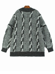 Denim Pocket Knitted Cardigan