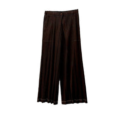 Casual Folding Straight Leg Pants