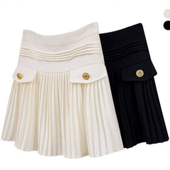 Chic Pleated Tennis Mini Skirt with Inner Shorts