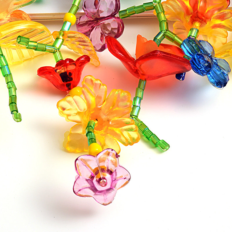 Acrylic Long Flower Earrings