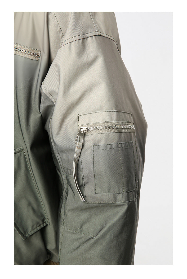 Gradient Color Loose Jacket