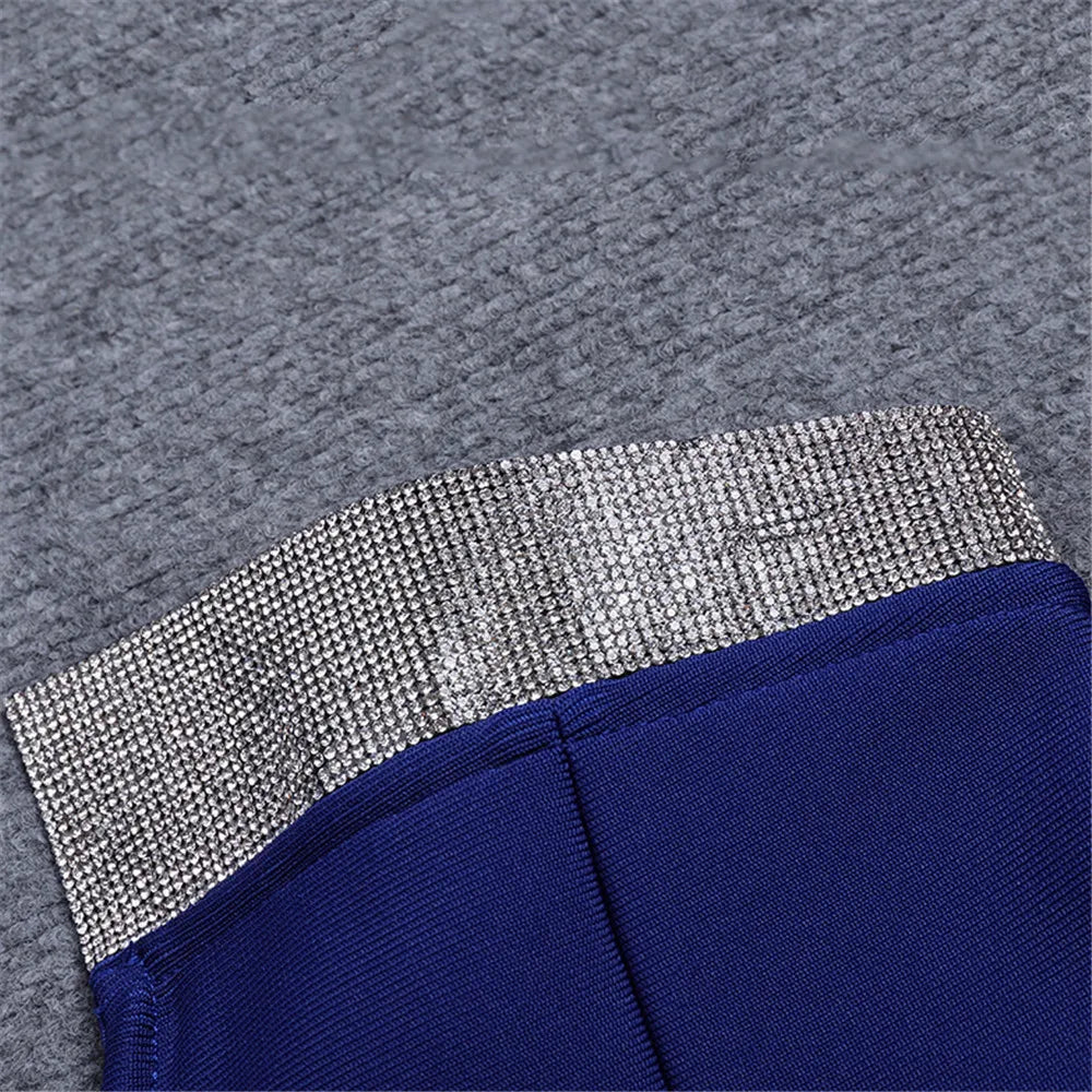 Diamond Navy Tube Dress