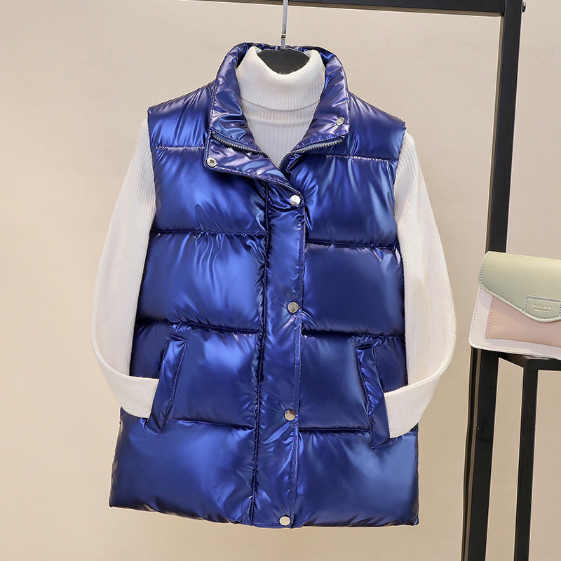 Glossy Bright Puffer Vest