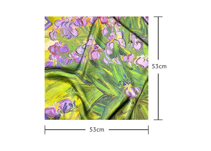 Tulips Artwork Silk Scarf