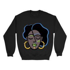 Mocha Afro Green Sweatshirt