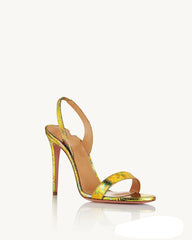 Round Head Strip Stiletto Sandals