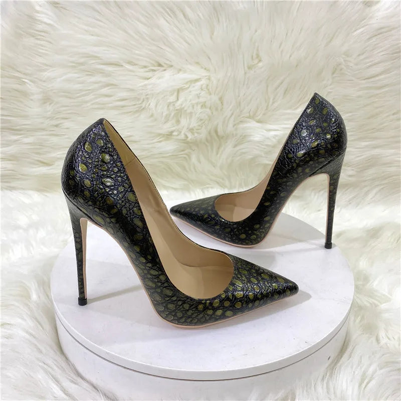 Reptile Skin Effect Stilettos